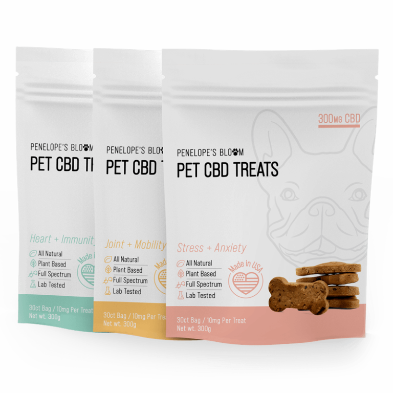 CBD Dog Treats for Anxiety + Stress Relief Penelope's Bloom