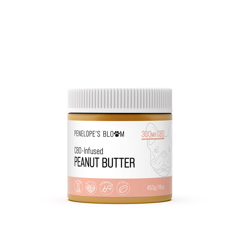 Penelope's Bloom Pet CBD Peanut Butter 300mg - Front